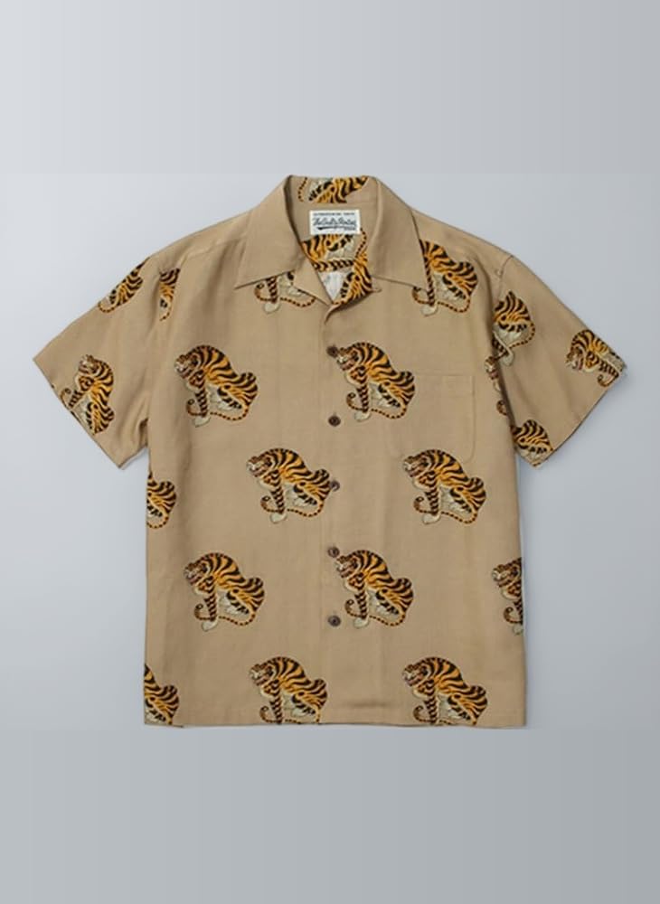 ワコマリア 半袖シャツ アロハシャツ Lサイズ 最終値下げ WACKO MARIA ワコマリア ANGELA BABY ALOHA SHIRT アンジェラ